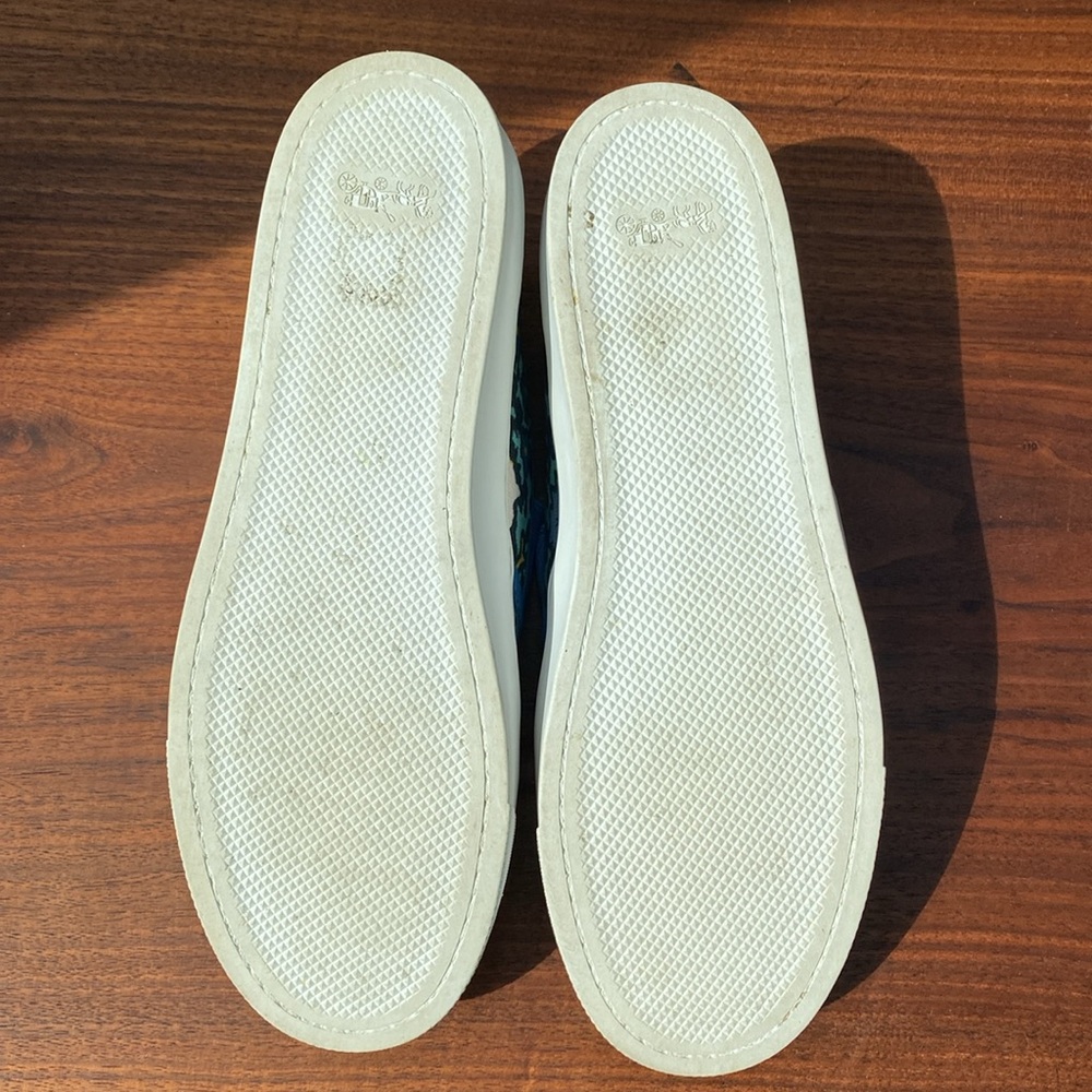 Coach Blue Floral Slip-On Sneakers - Picture 14 of 14